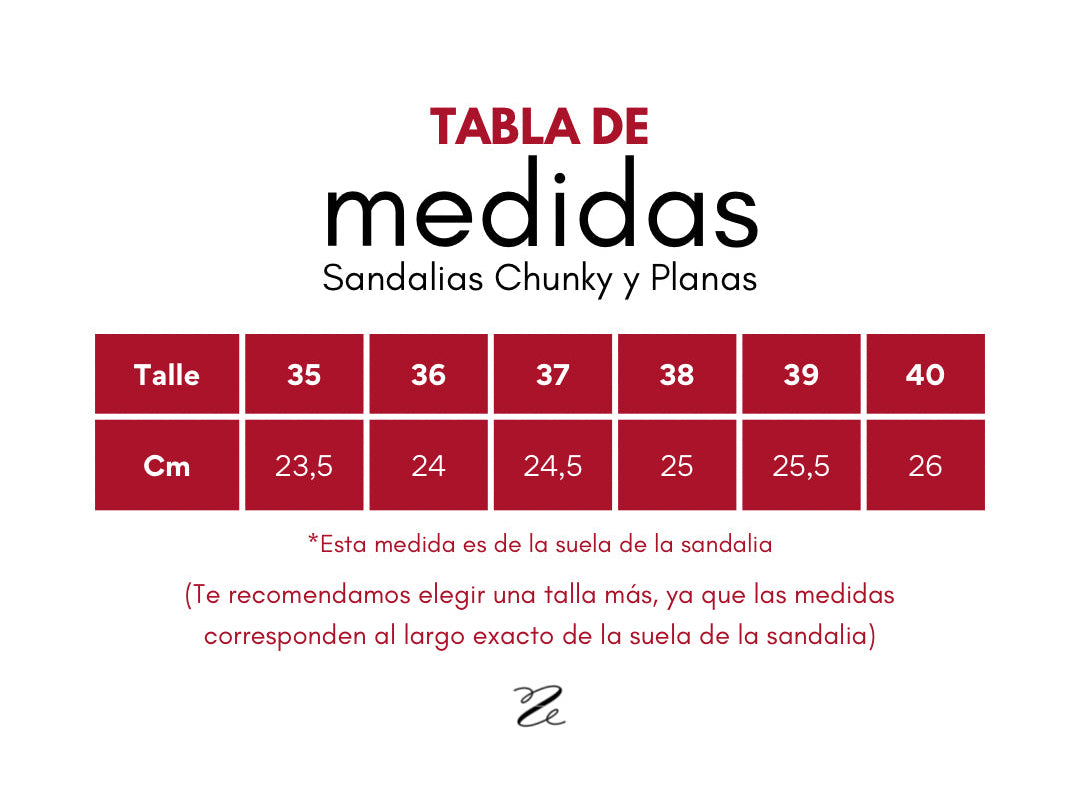 Sandalias chunky cruzadas