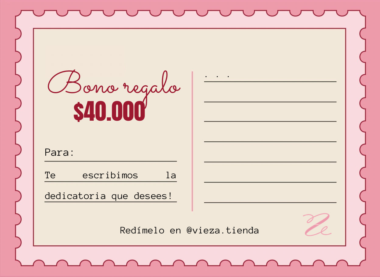 Bono de regalo