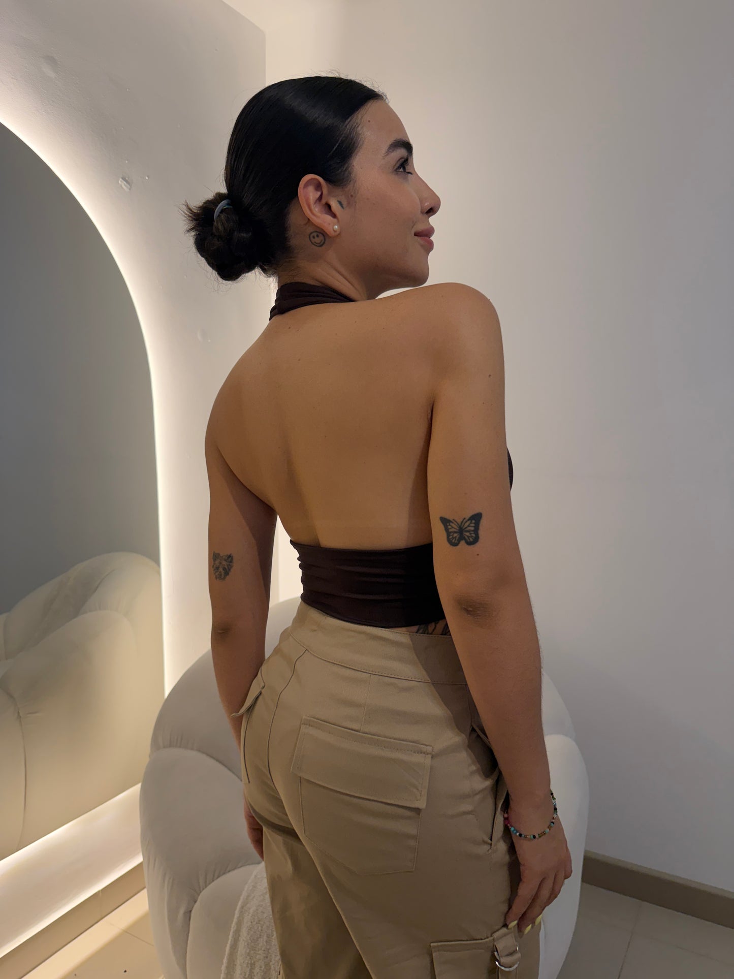 Crop Top escotado