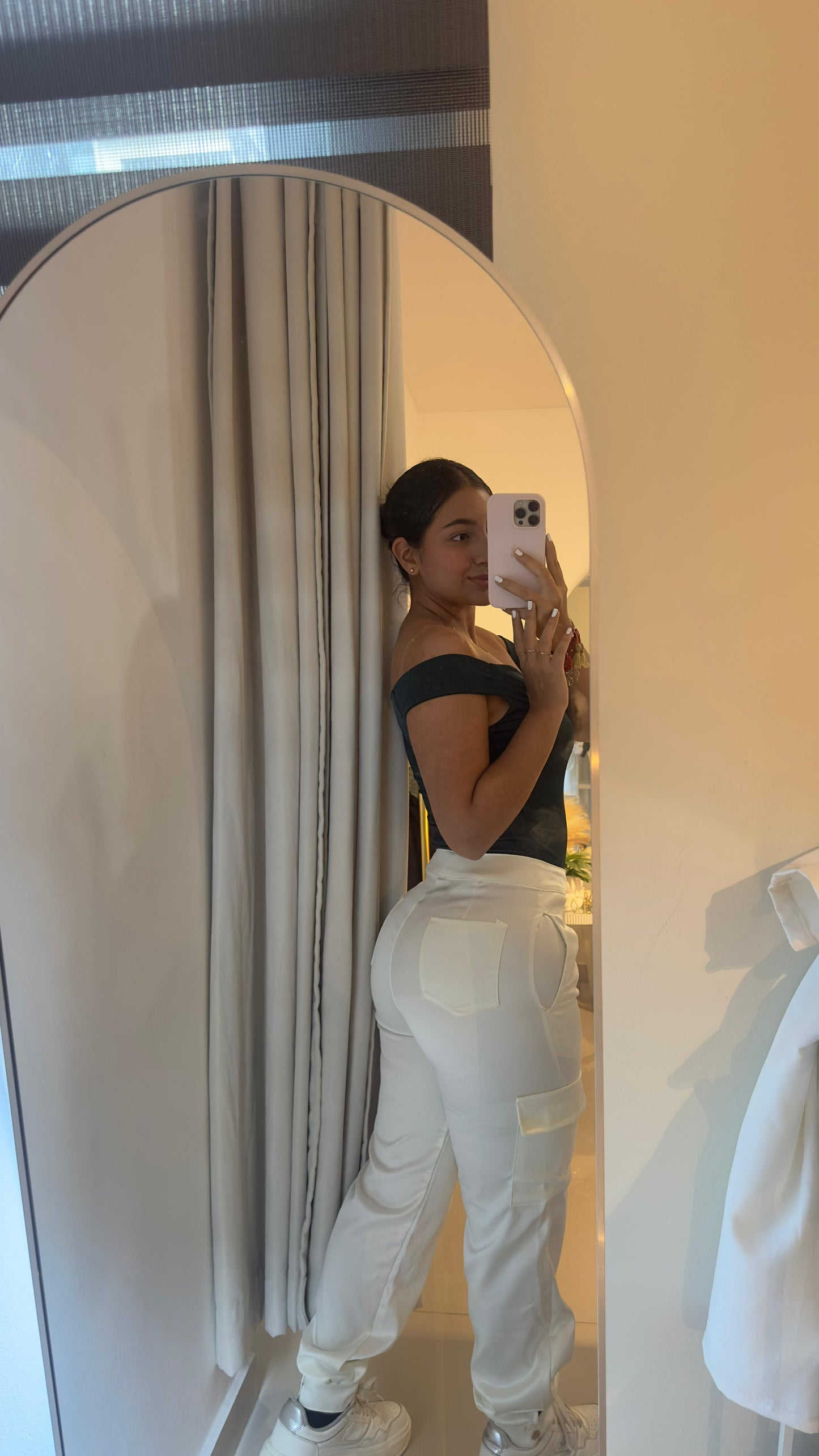 Pantalon satin