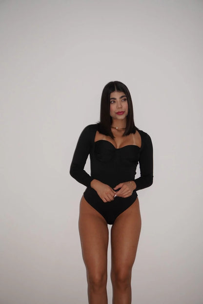 Body manga larga varilla