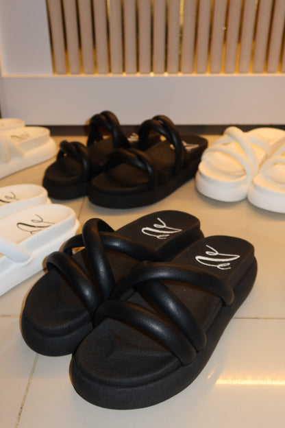 Sandalias chunky cruzadas