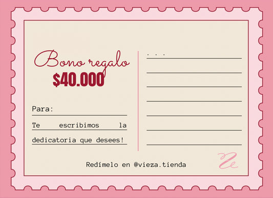 Bono de regalo