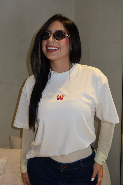 Camiseta colombia mariposa