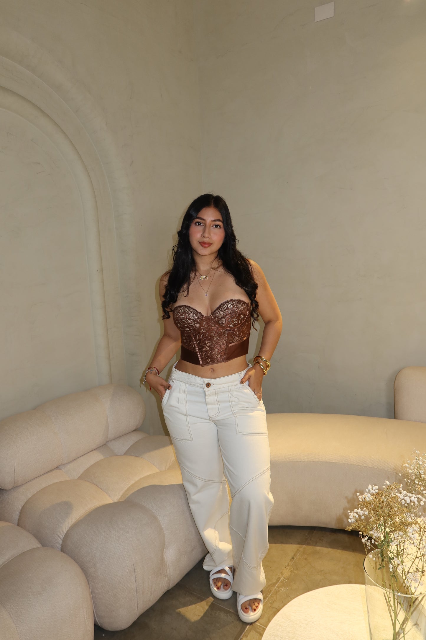 Corset encaje