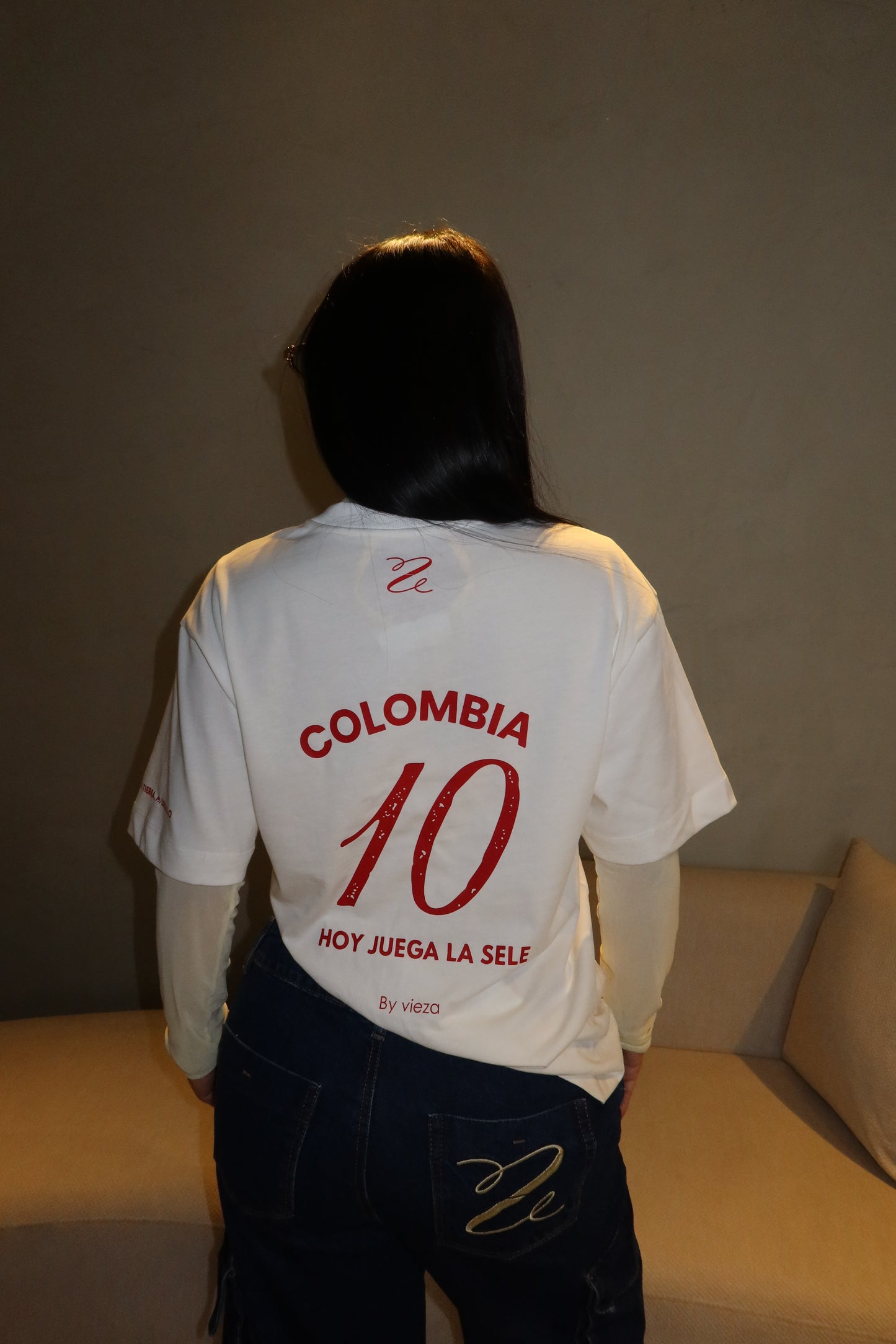Camiseta colombia mariposa