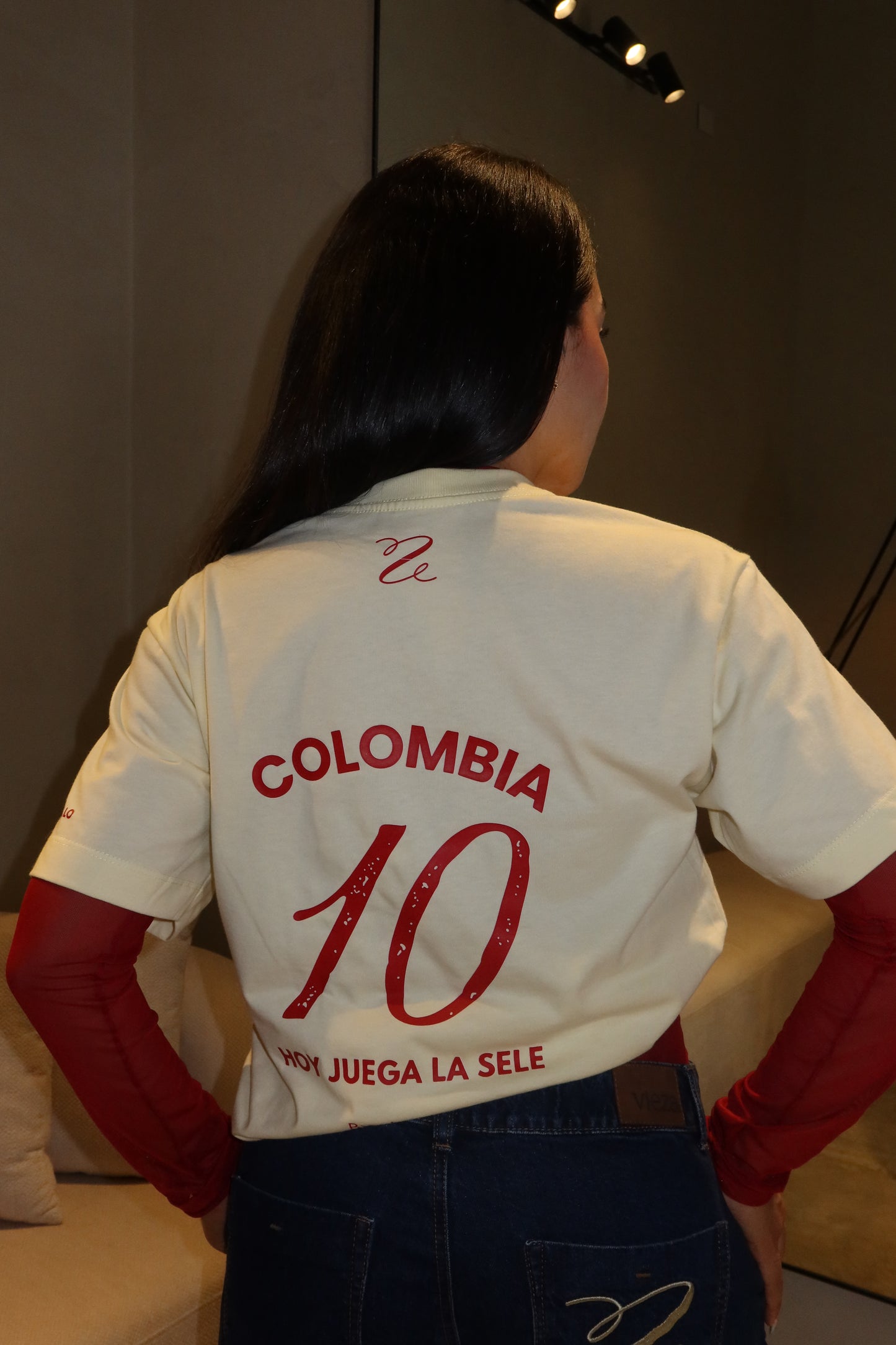 Camiseta colombia mariposa