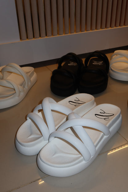 Sandalias chunky cruzadas